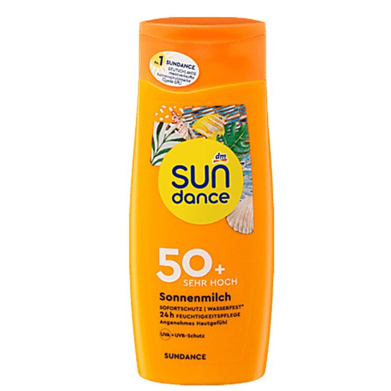لوسیون شیر ضد آفتاب سان دنس مدل SUN DANCE MILCH حجم 200 میلی لیتر