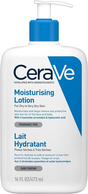 لوسیون مرطوب کننده صورت و بدن سراوی Cerave حجم473 میل | آبرسان قوی پوست خشک و بسیار خشک بدون عطر