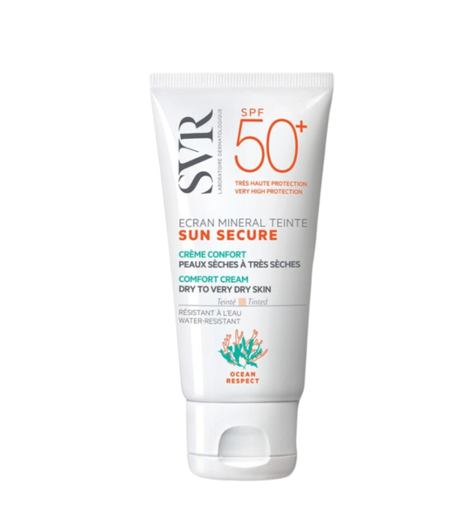 کرم ضد آفتاب مینرال تینت پوست خشک و خیلی خشک SVR SPF50 اس وی آر 50ml