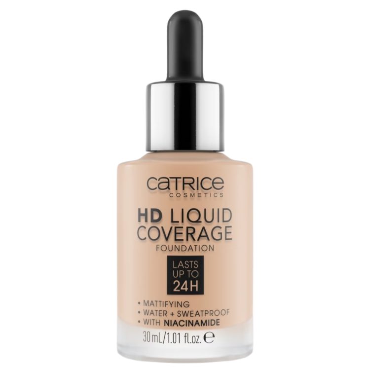 کرم پودر کاتریس Sand Beige سری HD مدل Liquid Coverage شماره 30 حجم 30ml
