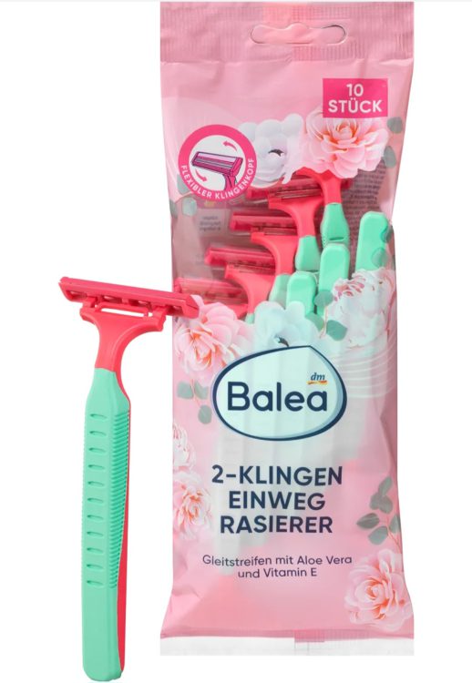 ژیلت دو تیغ باله آ زنانه بسته 10 عددی Balea Women’s Gillette