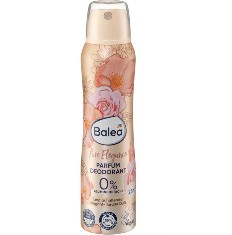 اسپری دئودورانت خوشبو کننده و ضد تعریق زنانه مدل Pure Elegance حجم 150ml