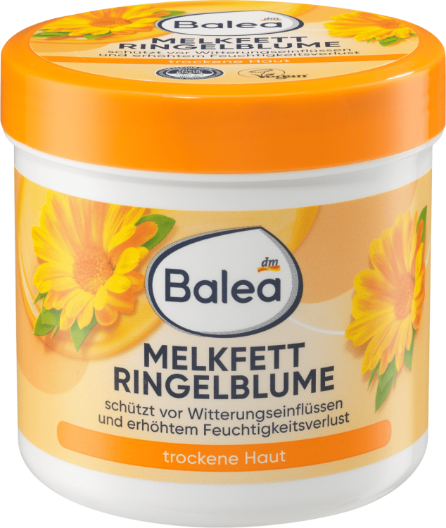 ژل کرم گل همیشه بهار باله آ (برای پوست خشک دست، صورت، بدن) آلمان Balea Melkfett Ringelblume