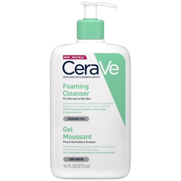فومینگ پاک کننده آرایش پوست نرمال و چرب سراوی حجم 473ml