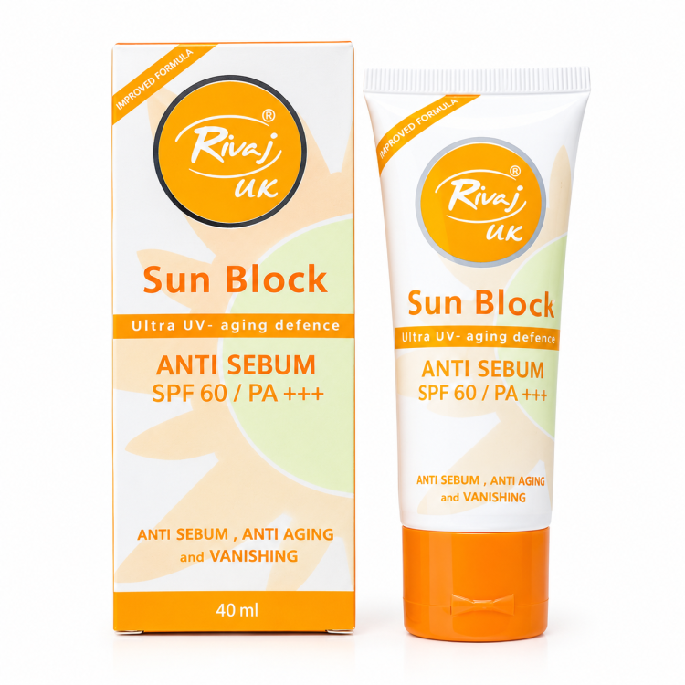 ضد آفتاب ریواج UK مدل سان بلک Sun Block SPF 60
